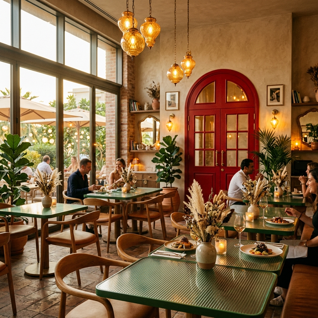 The Red Door Cozy Bistro Dining