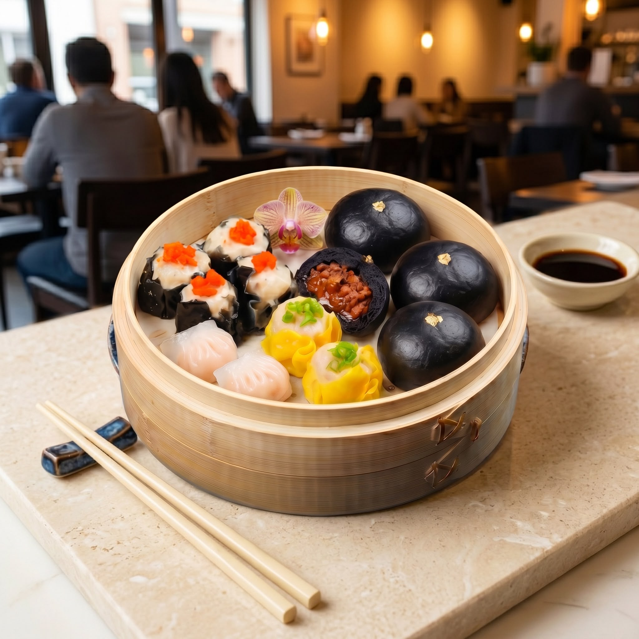 Super Bowl Asian Bowl Gourmet Dish